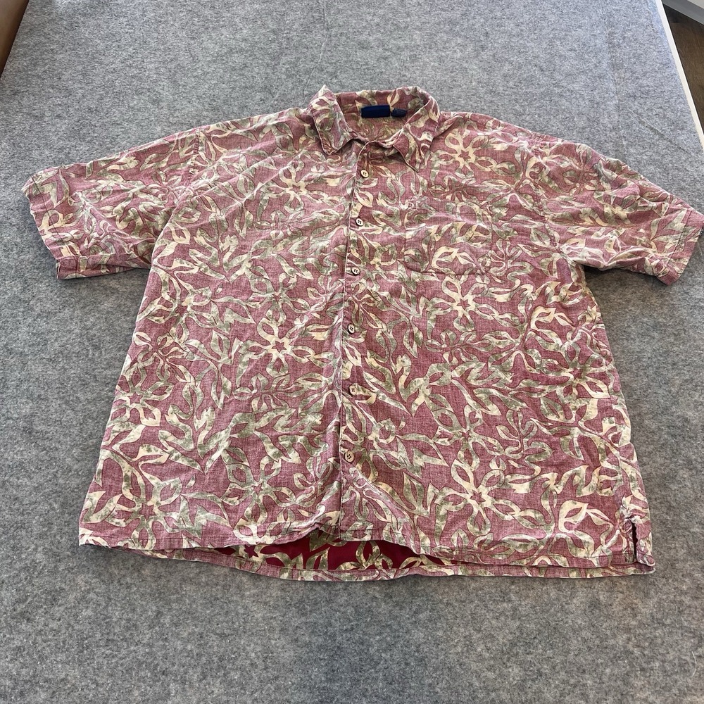 Vintage Ocean Pacific Reverse Print Hawaii Shirt Size XXL 90's